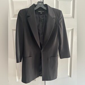 elizabeth and james  Black Tailored Long Blazer